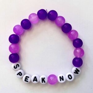 TAYLOR SWIFT Eras Tour Friendship Bracelet - Speak Now Album - Album Name